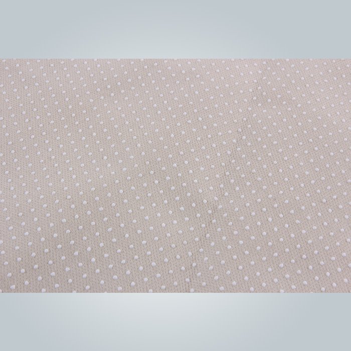 Mattress backing spunbond non slip non woven fabric PVC coated