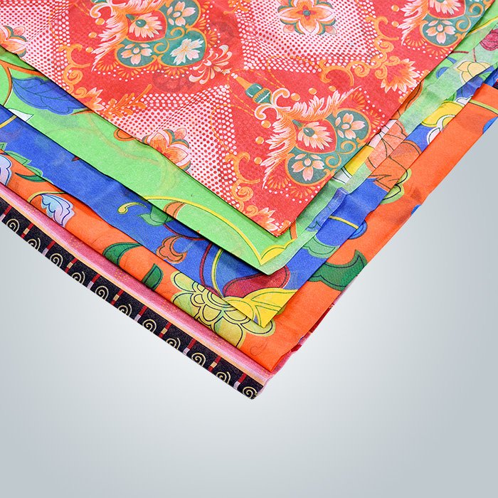 80gram printed nonwoven fabric for foam mattress cover